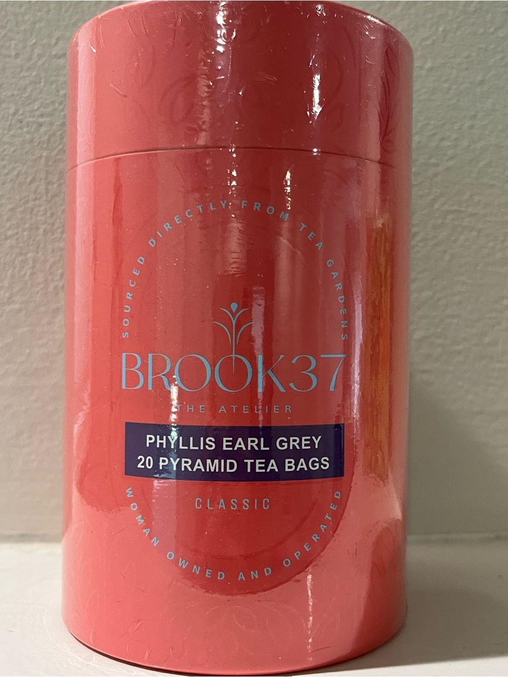 Phyllis Earl Grey Coral  20 Pyramid Tea Bags
